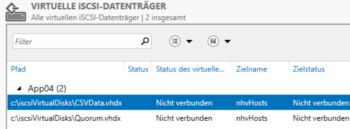 Virtuelle iSCSI-Datenträger